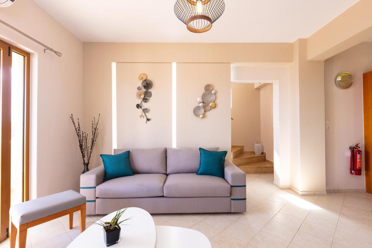 Maroulas Villas Ioanna & Stavros, Private Pools, Bbq & Seaview, By Thinkvilla Maroulás Exterior foto