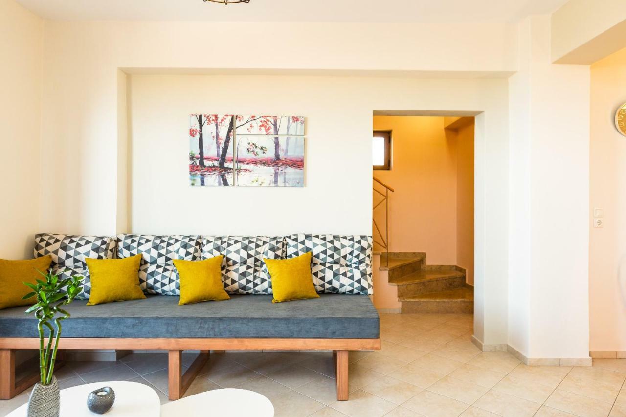 Maroulas Villas Ioanna & Stavros, Private Pools, Bbq & Seaview, By Thinkvilla Maroulás Exterior foto
